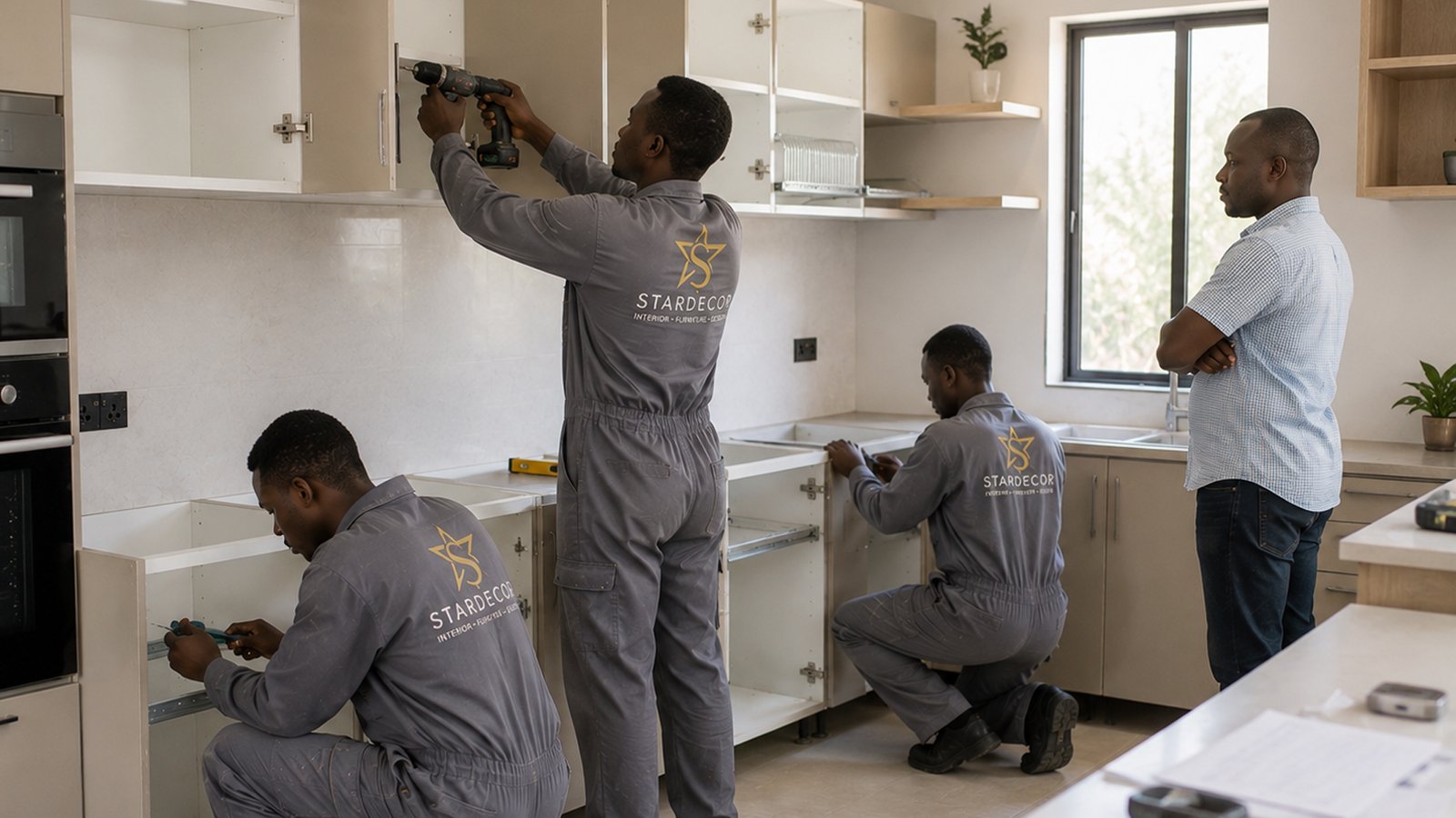 Custom Kitchen Cabinets in Tanzania | StarDecor