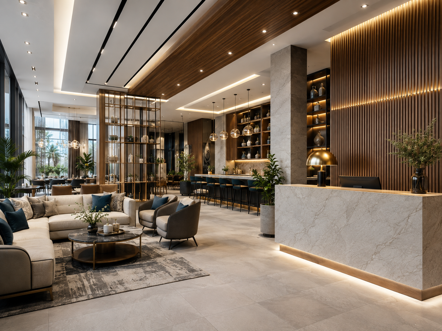 Custom Hotel Lobby Furniture & Reception Furniture