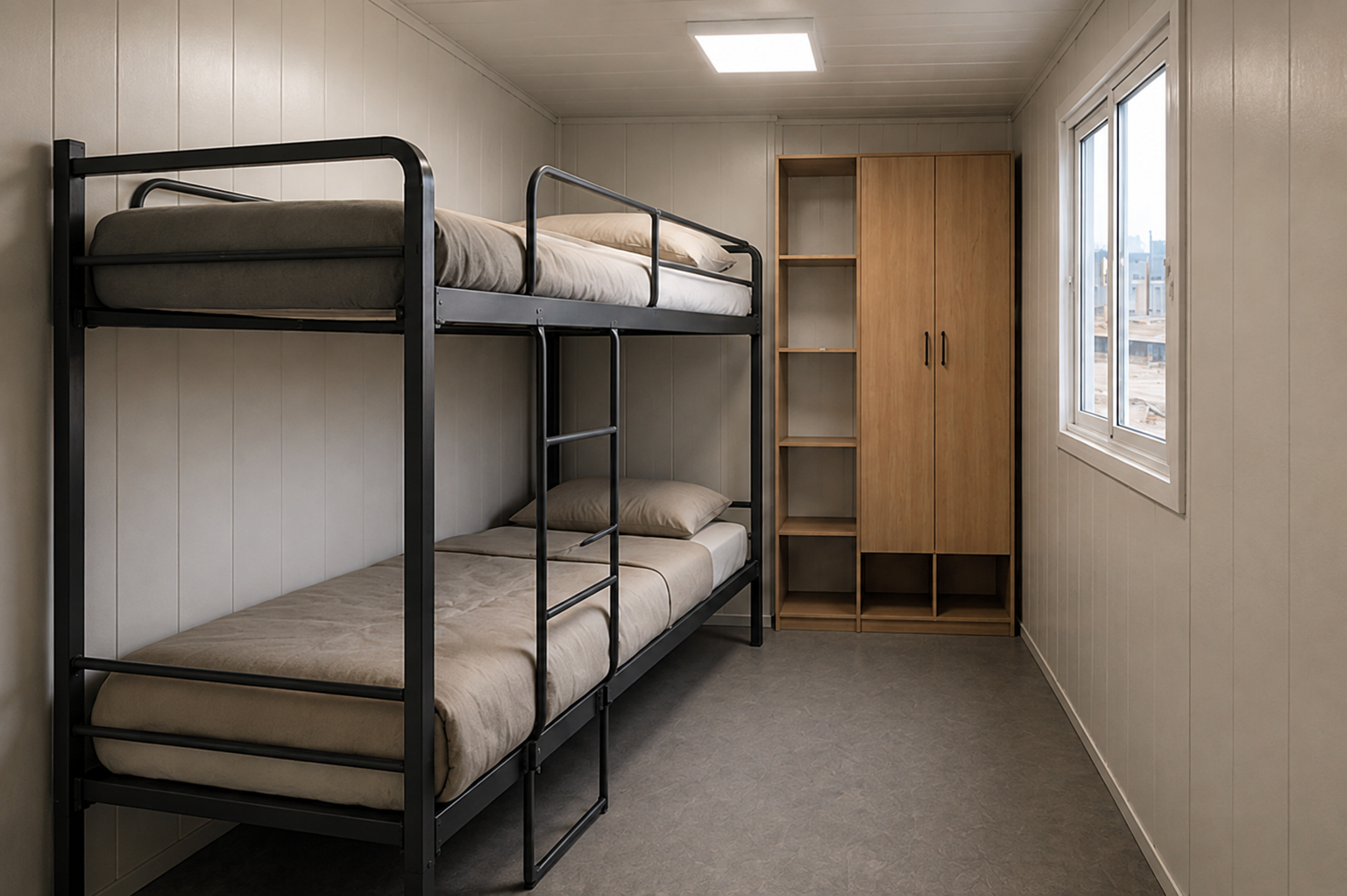 Worker Accommodation Container Furniture in Tanzania